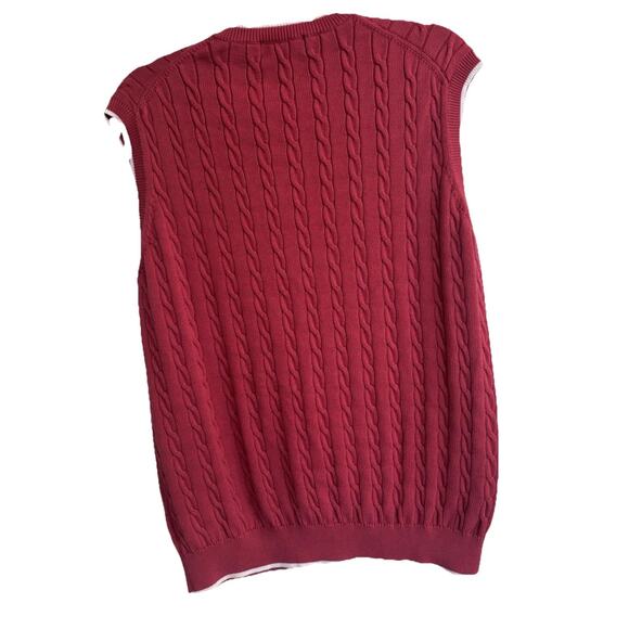 Brooks Brothers Supima Cotton XL Golf Vest Melon Country Club Golf Course Prep - Picture 4 of 5